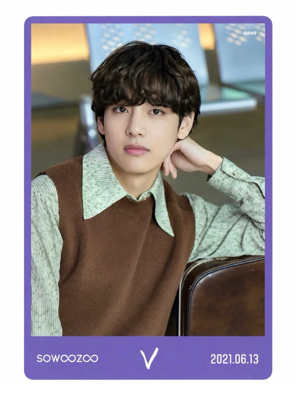 BTS 2021 MUSTER SOWOOZOO MINI PHOTO CARD V 1/8 - BRAND NEW